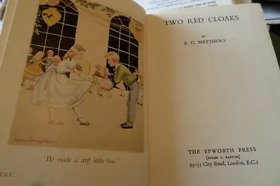 Classic Schoolgirl Fiction Two Red Cloaks E C Matthews 1947 1st Edition • $14.94