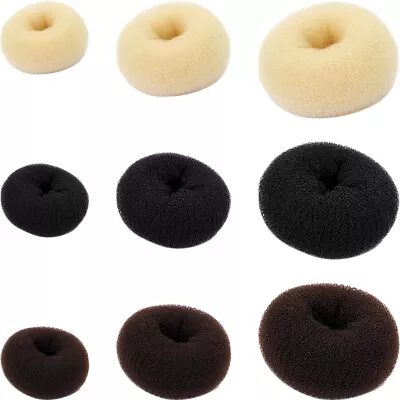 Bun Mesh Hair Shaper Styler Donut Former Ring Bun Maker Size And Colour • £2.99