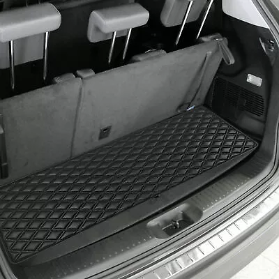 Heavy Duty Cargo Liner Mat Faux Leather 14  Flat Diamond SUV Truck  Carbon Black • $24.99