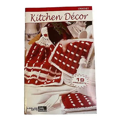2001 Leisure Arts Kitchen Decor 25026 Crochet Pattern Book 19 Projects Vtg 11224 • $10.28