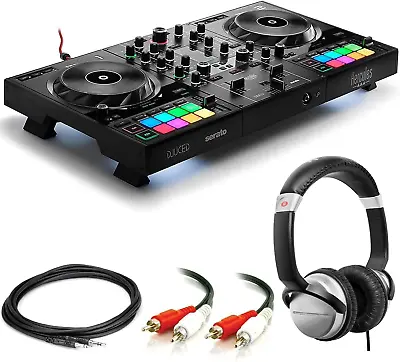 DJ Control Inpulse 500 DJ Software Controller + Professional DJ Headphones + Ste • $439.99