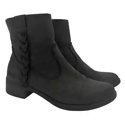 Blowfish Black Malibu Doranne Zip Up Boots Booties Size 7.5  • $17