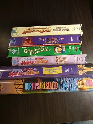 Mary Kate And Ashley Olson Vhs Lot Of 6!! • $7.50