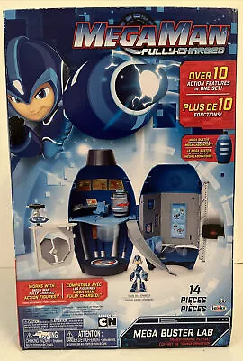 Mega Man Fully Charged Mega Buster Lab Playset JAKKS PACIFIC NEW • $9.99