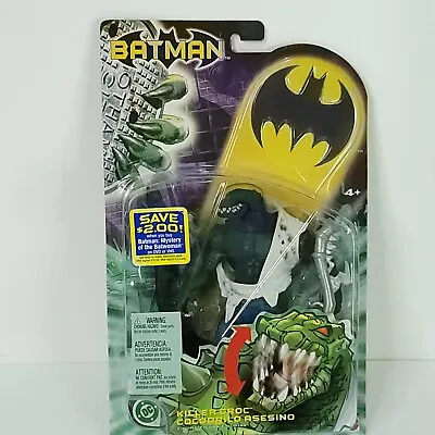 Batman Killer Croc Action Figure Jaw Crushing 2003 Bendable Tail NEW • $29.74