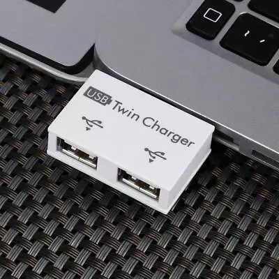 2.0 USB Hub 2 Ports Charger Expander Hub Adapter Mini Splitter US I5C7 • $1.37