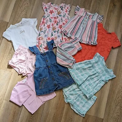 Baby Girls Age 9-12 Months Summer Clothes Bundle • £9.95