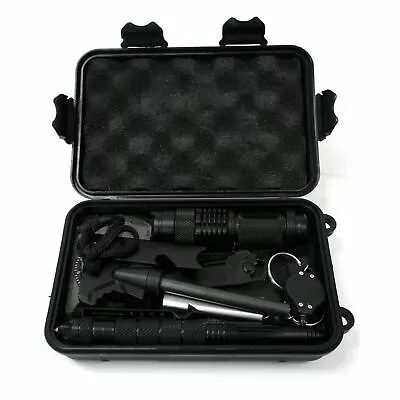 EDC Everyday Carry Kit Compact Survival Outdoor Emergency Tool Gear 9 In 1 • $15.99