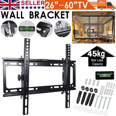 Tv Wall Bracket Mount Tilt Lcd Led Plasma 32 40 42 50 55 60 65 Inch For Lg Sony • £8.99