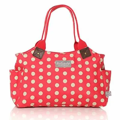Dotty Red Oilcloth Day Bag - Lisa Buckridge • £15.99