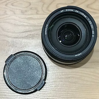 $120.03 • Buy Minolta AF Zoom 24-105mm F3.5-4.5 D Lens, For Minolta Sony A Alpha Mount *345