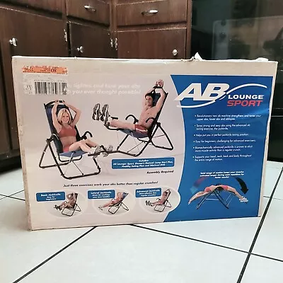 NIB Ab Lounge Sport Abdominal Core Exerciser New - Sealed In Box - Fitness Quest • $249.99