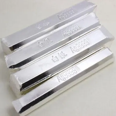 Pure Silver 9999 Silver Bar Silver Scrap Silver Material 10g Each Bar • £29.99