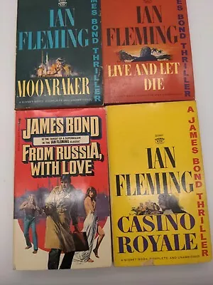 James Bond Ian Fleming 007 Lot Of 4 • $19.95