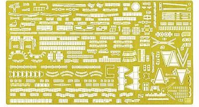 Hasegawa 1/350 Japanese Navy Nagato Class Detail Up Etching Part Basic B Pl • $38.14