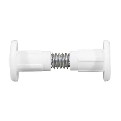Timco - Plastic Cabinet Connector Bolts - White (Size 28mm - 4 Pieces) • £3.62