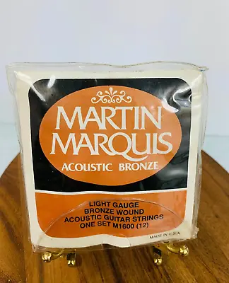 Martin Marquis Acoustic Bronze Guitar Strings Set • $10