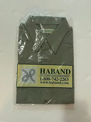 Genuine Haband Dark Green Casual Shirt (Summer Shirt) Size 16.5 • $16.32