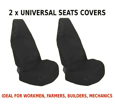 2x CAR FRONT SEAT COVERS PROTECTOR For Mercedes E-Class E 350 • £9.96
