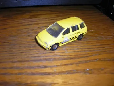 Vintage 1990 Matchbox Nissan Prairie Taxi Mini Van Yellow Free SHIPPING • $14.99