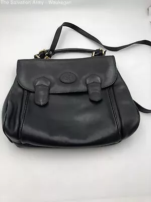 Vintage Gucci Black Leather Cross Body Bag • $19.99