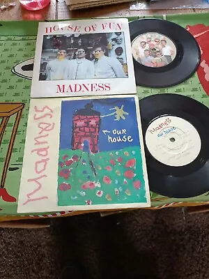 Madness 2x7  House Of Fun & Our House Both VG/VG++ BoxW • £5