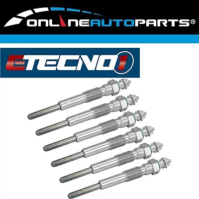 6 Glow Plug For Toyota Coaster Bus 24 Volt BB20 BB30 HB30 3B 2H 5/82-89 Diesel • $79.95