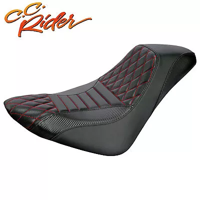 C.C. RIDER Driver Solo Seat Cushion Fit For Harley Softail FLSL FXST FLDE 18-23 • $180