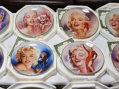 Bradford Exchange '' Reflections Of Marilyn '' Collection 8 Decorative Plate Lot • $59.99