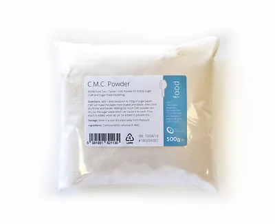 Pure CMC Powder 500g Tylo Tylose Gum Tragacanth Sub Cake Edible Glue Sugarpaste • £13.55