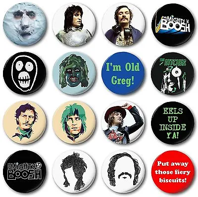 MIGHTY BOOSH (Various Designs) - 1  / 25mm Button Badge - Novelty Noel Fielding • £0.99