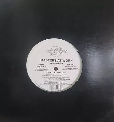 Masters At Work/I Can't Get No Sleep Ft. India 12' Vinyl • $25