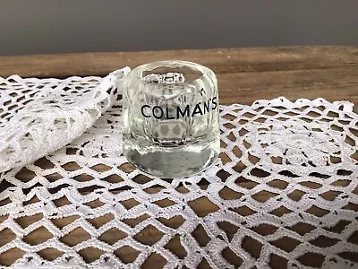 Vintage  Glass Colman’s Mustard  Jar • £8