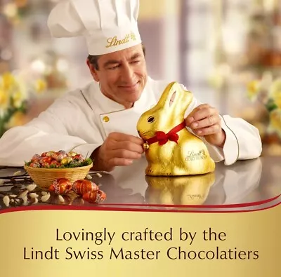 Lindt LINDOR  BIG  7 OZ GOLD BUNNY MILK CHOCOLATE BULK PACK VALUE PRICE LIMITED • £106.16