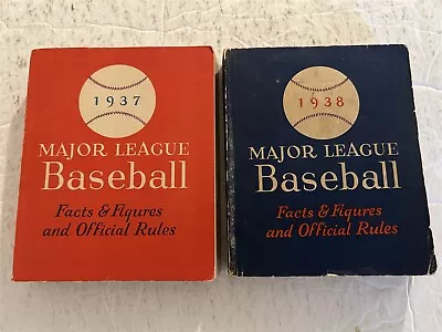 1937 1938 Baseball Facts & Figures CARL HUBBELL Paul WANER Gabby HARTNETT • $52.99