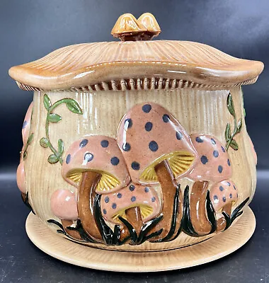 $84.99 • Buy Arnels Mushroom Canister Set 6 Piece Set Retro Cottage Core Fairy Core Vintage
