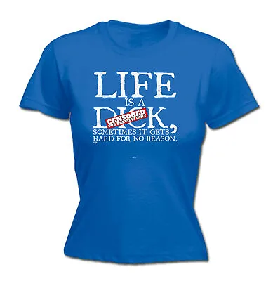 £9.85 • Buy Life Is A Hard For No Reason - Womens T Shirt Funny T-Shirt Novelty Gift Tshirt