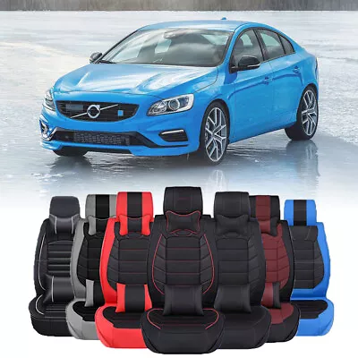 For Volvo XC60 XC40 XC90 Luxury Top PU Leather Car Seat Covers 2/5-Seats Cushion • $89.15