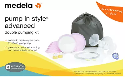 Medela Pump In Style Advanced Double Pumping Kit W/ Authentic Medela Spare Parts • $30