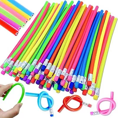 36 Pcs Colorful Magic Bendy Flexible Soft Pencil With Eraser Kids Children Sc... • $12.14