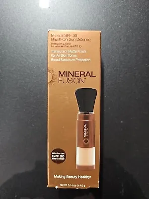 NEW Mineral Fusion Mineral SPF 30 Brush On Sun Defense 0.14 Oz • $19.99