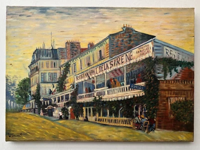 $800 • Buy 50 X 70 CM OIL PAINTING ON CANVAS - VINCENT VAN GOGH Artist - UNFRAMED - SIGNED