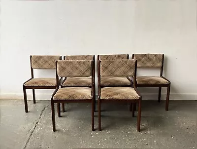 Set Of Six 1960’s Mid Century G Plan Dining Chairs • £520