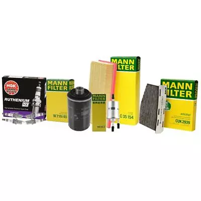 Mann Filters & NGK Spark Plugs Ignition Tune Up Kit For VW GTI Beetle 2.0 L4 • $126.95