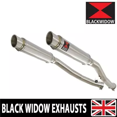 ZZR 1400 ZX14 Ninja 2008-2011 4-2 Exhaust Silencers End Cans SG35R • £309.99