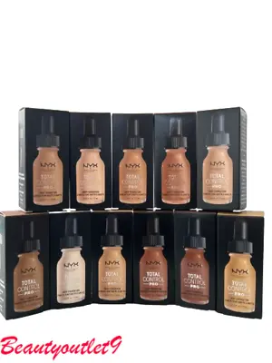 Nyx Total Control Pro Drop Foundation Choose Shade • £8.99