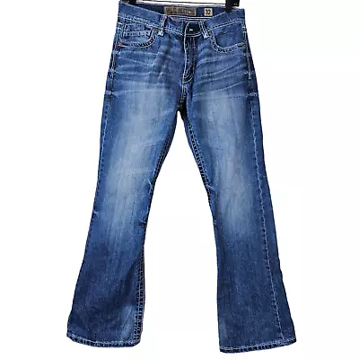 Buckle BKE Jeans Mens 32x32 Fulton Bootcut Embroidered Western Cowboy Rodeo Pant • $34.95