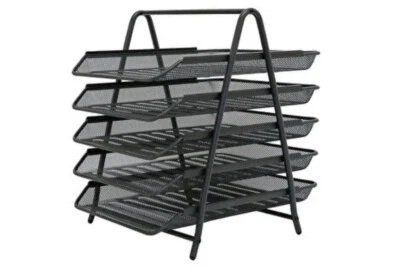 £14.99 • Buy OSCO Mesh 5 Tier Tray - Graphite,5TT-GTE