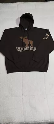 Gildan Heavy Blend Hoodie Wyoming Logo Mens 2XL #401 • $25