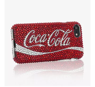 Customized Coca Cola Bling Crystals Phone Case For Various Phonephone Cover • $27.37